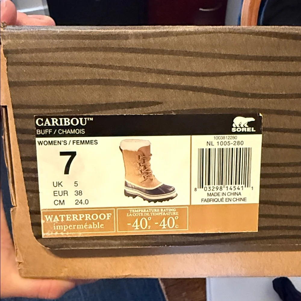 NWT Sorel Caribou boots size 7 - Picture 4 of 6